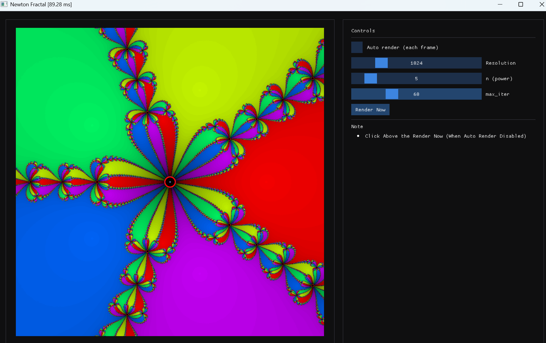Newton Fractal Screenshot