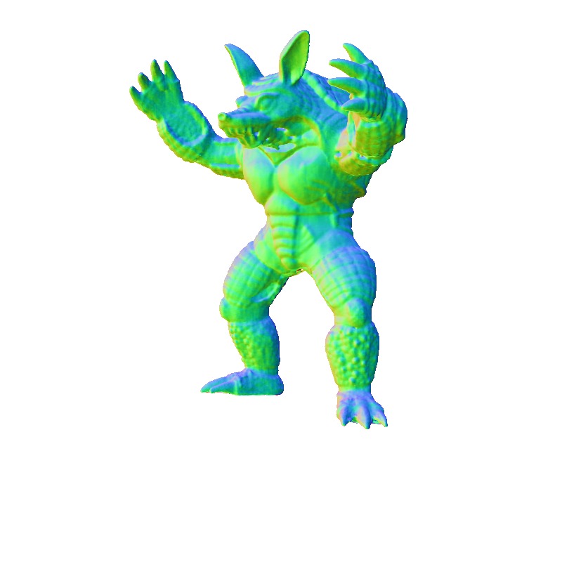 TensoIR armadillo normal